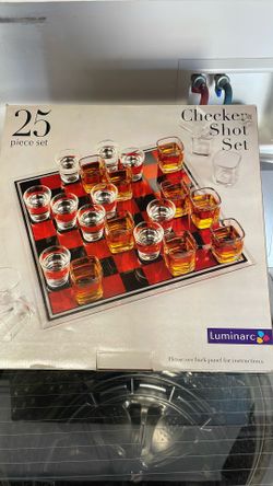 Luminarc Checker Shot Board
