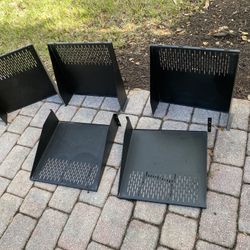 6x 2u 19” Rack Mount Shelves