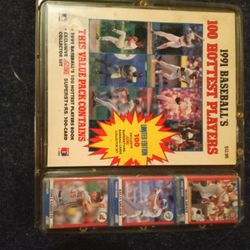 Score 1991 Baseballs 100 Hottest Players LIMITED EDITION 