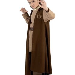 Star Wars OBI-Wan Kenobi Official Youth Costume - Tunic and Pants, Detachable Cloak with Printed Design, and Printed Belt 🆕✅Retails $39.99