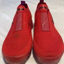 Nike Kids Bright Red Slip-On Sneakers