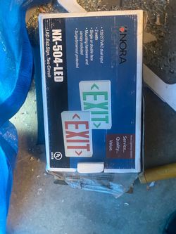 Nora Lighting NX-504-LED Exit Sign Two Circuit