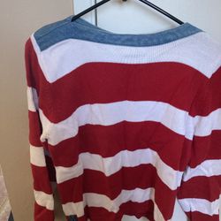 Womens Cotton Sweater, Size L