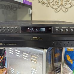 JVC 5 disc carousel CD player