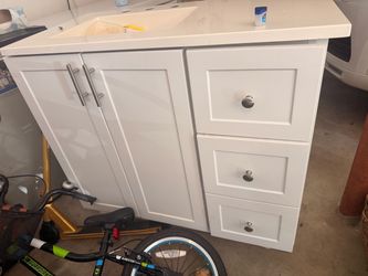 White Bathroom Vanity