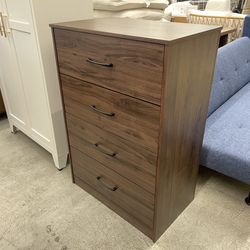 Mainstays Ardent 4 Drawer Dresser, Dark Walnut