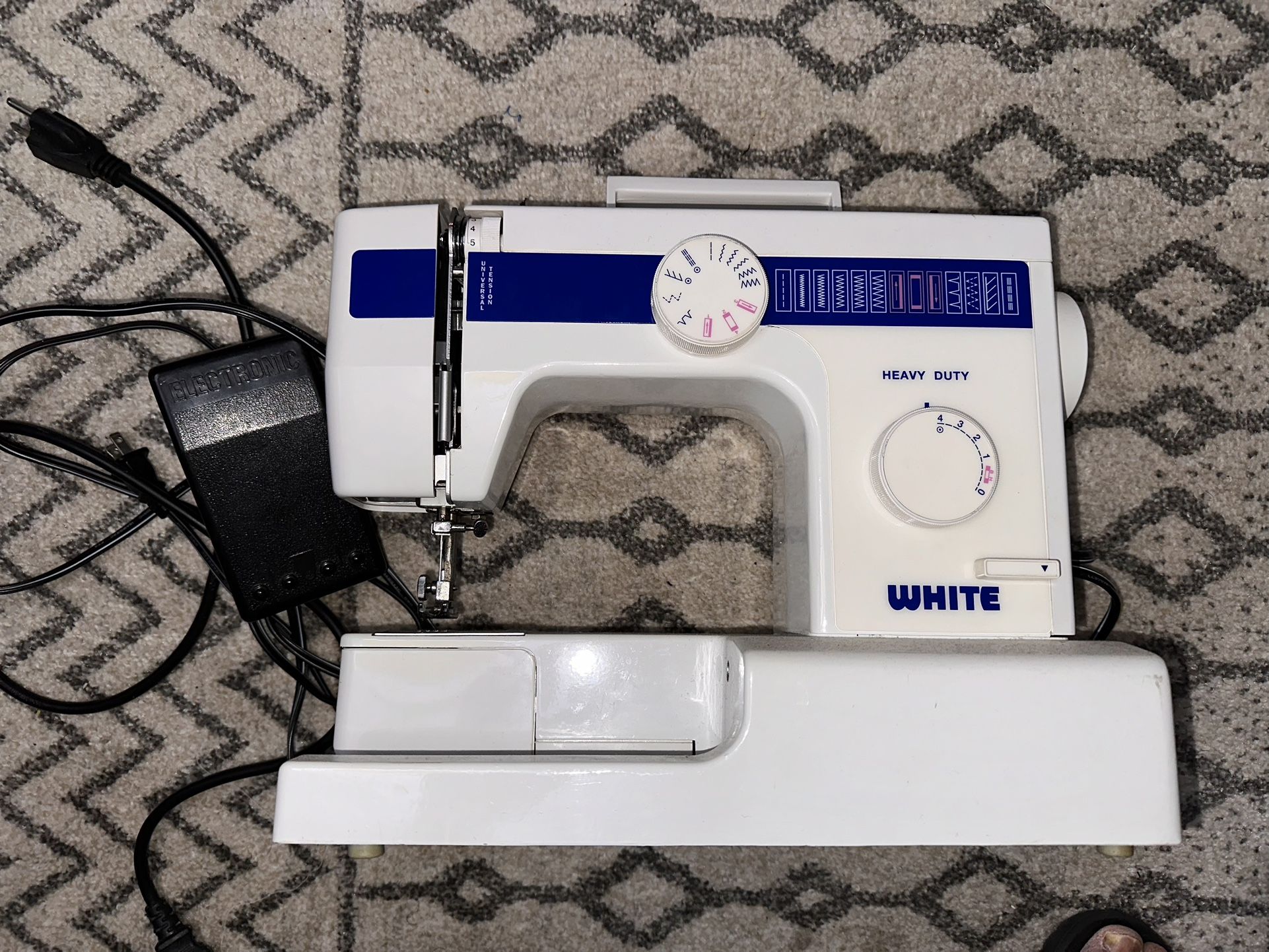 White Sewing Machine Model 1866