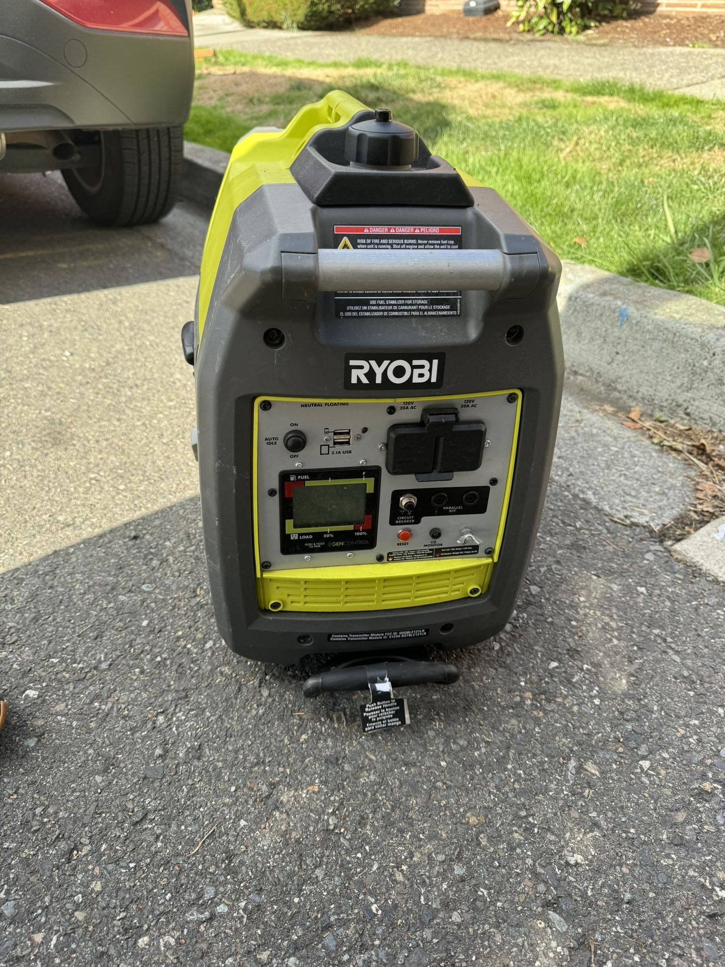 New Ryobi 2000 Watt Bluetooth Generator