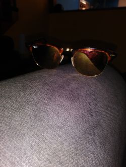 Ray ban gold lense sunglasses