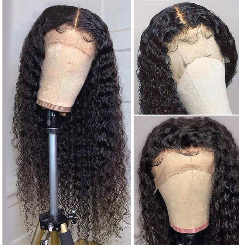 Wig for sale 360 lace frontal wig water wave wig pre plucked with baby hair