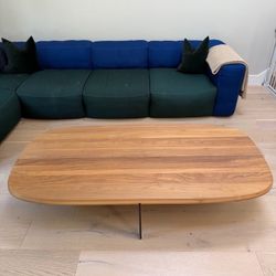 Bensen AREA Coffee Table (Large 71" Walnut / Bronzato) – Retail $5,150 – Asking $1,200