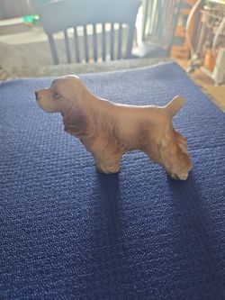 1950s Cocker Spaniel Figurine From Japan Excellent Sheet