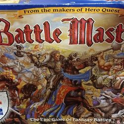 Battle Masters - Vintage Board Game / Miniatures 1992 Lot