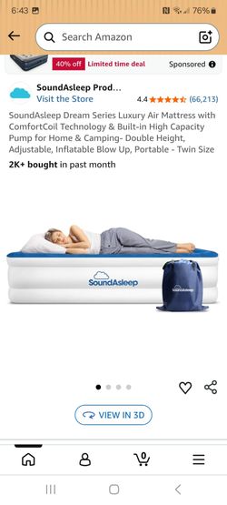 SOUND A SLEEP AIR MATTRESS SIZE TWIN NEW IN BOX PICK UP IN POMONA $70