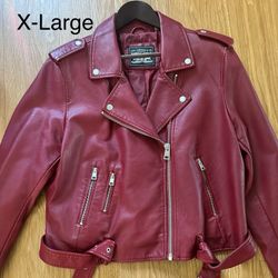 Women Clothes Levi’s  Faux Leather Jacket Size X-Large