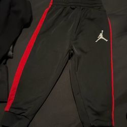 Jordan Red And Black 18 Mo Pants 