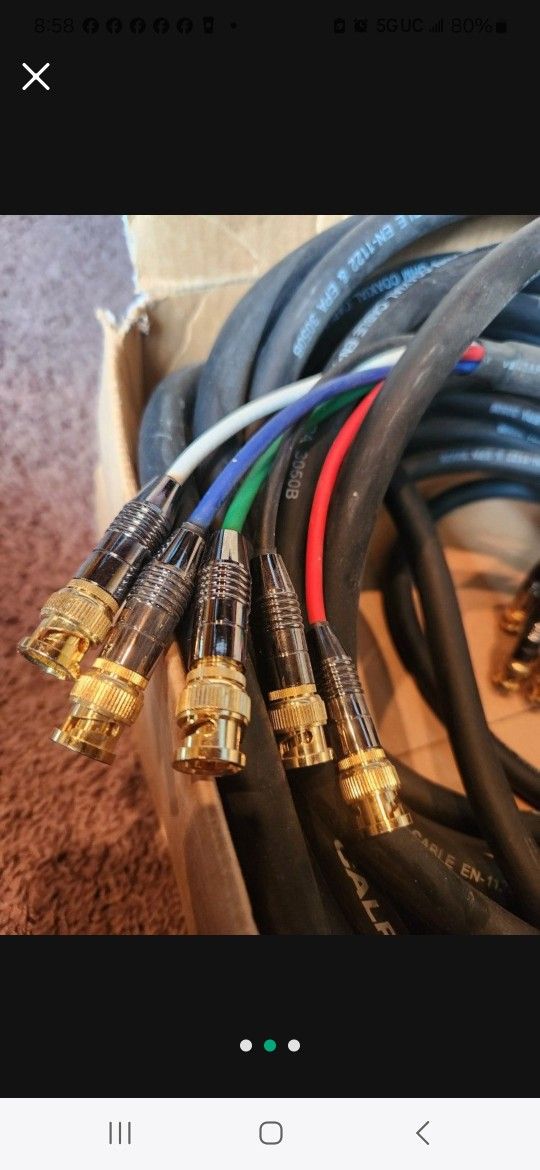 HDTV Coaxial Cable 50 Feet75 OHM Coaxial Cable EN 122 & EPS 3050BBrand New