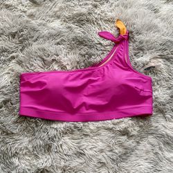 Old Navy Fuchsia One Strap Swim Top NWT Size XL