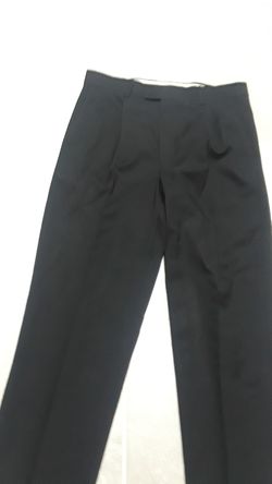 Men's black dress pants