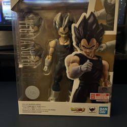 TAMASHII NATIONS - Dragon Ball Super: Super Hero - Vegeta Super Hero, Bandai Spirits S.H.Figuarts Action Figure