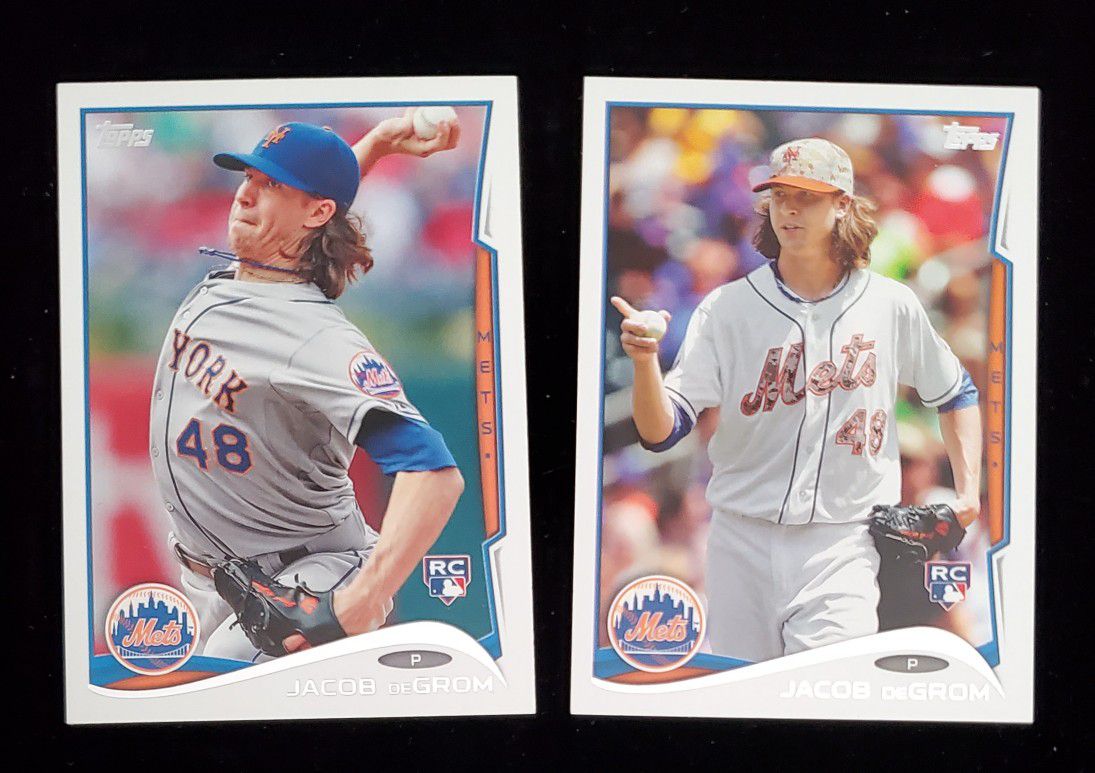 Jacob DeGrom Topps 2014 Update Rookie Finger Pointing SSP for Sale in