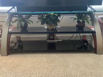 Tv glass stand