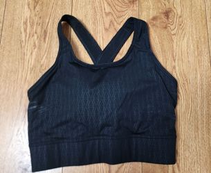 Nike Dri-FIT Swoosh Women's Black Sports Bra Size XL