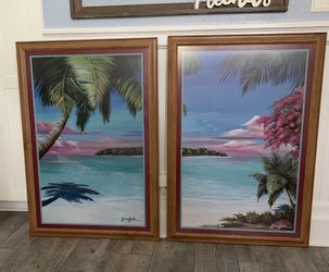 Tropical Beach Island Prints