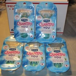 Schick Quattro Men’s & Women’s Razors, Cartridges & Disposable Razors 