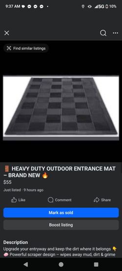 brand new business rubber heavy duty mat