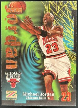 Michael Jordan Z-Force Chicago Bulls #23 Basketball Card