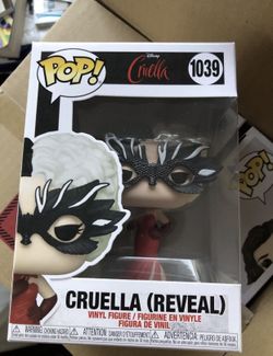 Cruella Reveal Funko Pop Disney 1039 - Mint