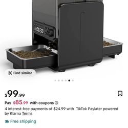 smart cat feeder dry food