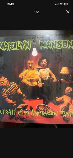 MARILYN MANSON PORTRAIT OF AN AMERICAN FAMILY COLORED VINYL LP SEALED