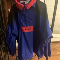 Columbia windbreaker vintage 90s XL