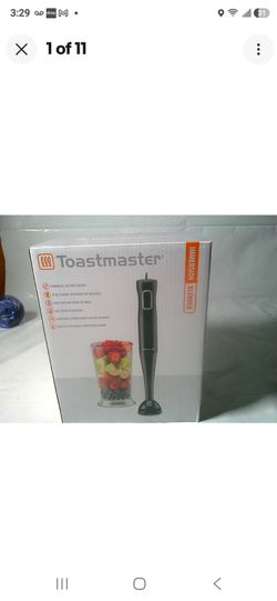 Toastmaster Immersion Blender, Hi/Low Speeds, One Touch, 25 OZ. Blending Cup NEW in box