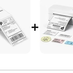 （New）Bluetooth Thermal Shipping Label Printer+Labels（500pcs）
