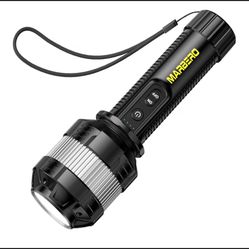 Linterna recargable de alto lúmenes 4000mAh LED🏷️ High lumen rechargeable 4000mAh LED flashlight