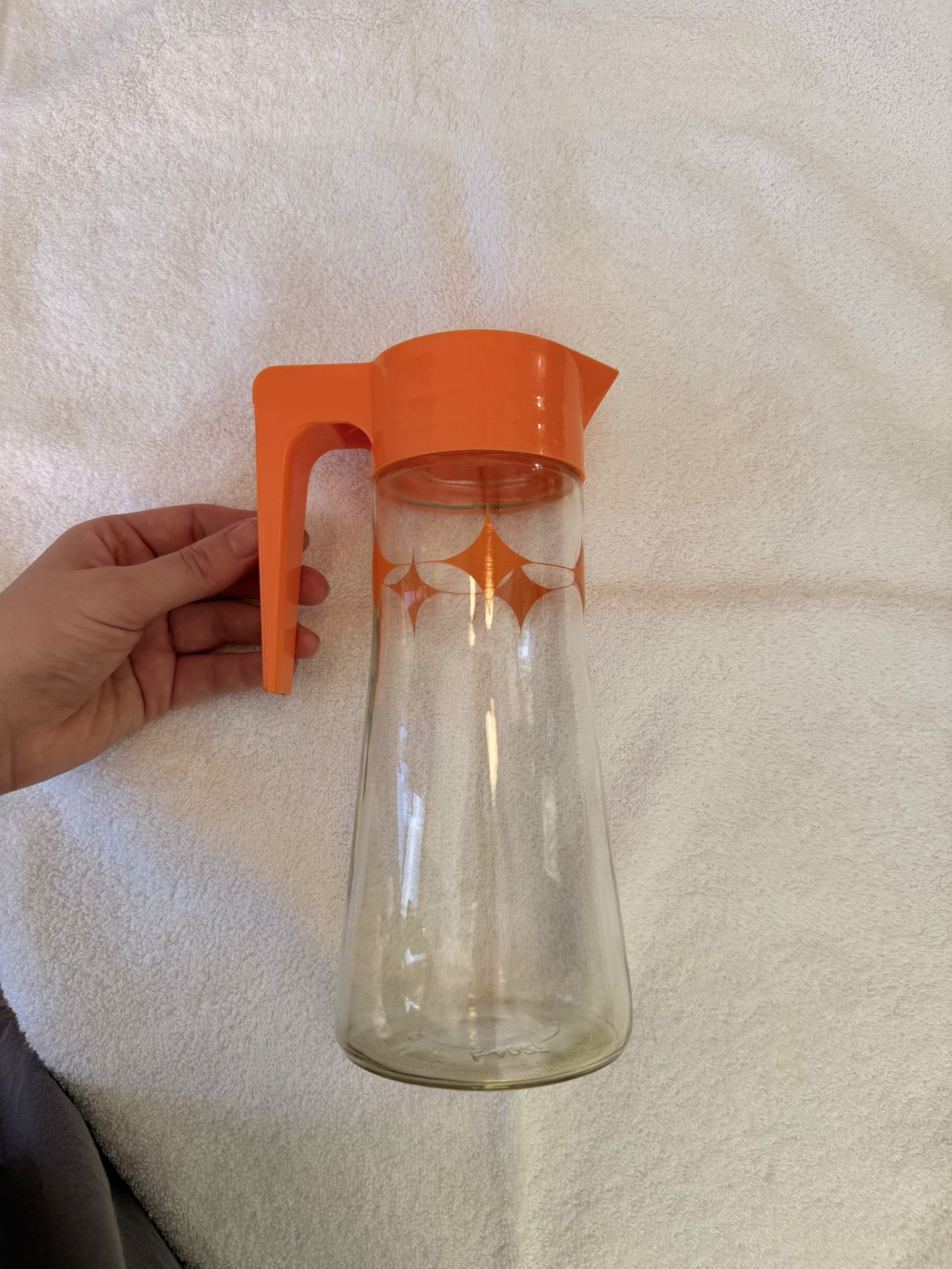 MCM Vintage Tang Pitcher Retro Orange