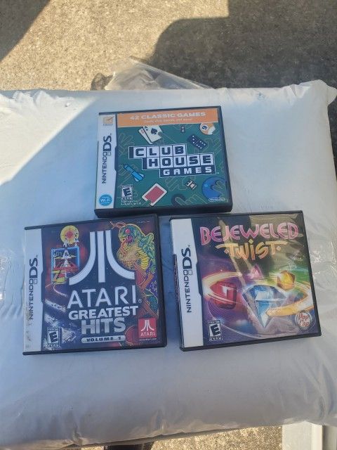 3 Nintendo DS Games