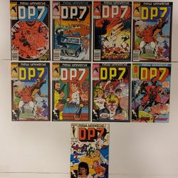 Lot of 9 DP7 1980s Comics 2, 3, 6, 7×2, 8, 9, 13, And 14 Bronze Copper Age