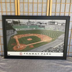 Classic Fenway Park Oil Painting Lithograph Photo