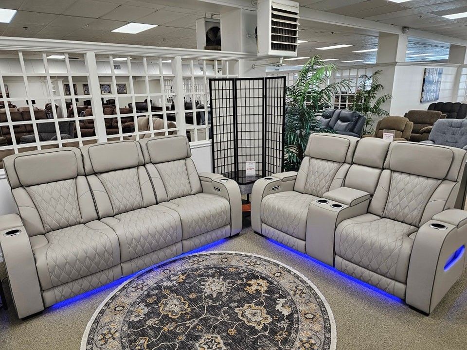 Boyington Led Power Reclining Living Room Set ▪️Brand New Finance and Delivery Available