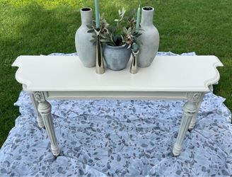 Entryway Table Off White