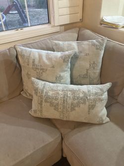 Light Blue Throw Pillows