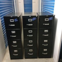 Metal File Cabinet Letter Size With Key $80 Each