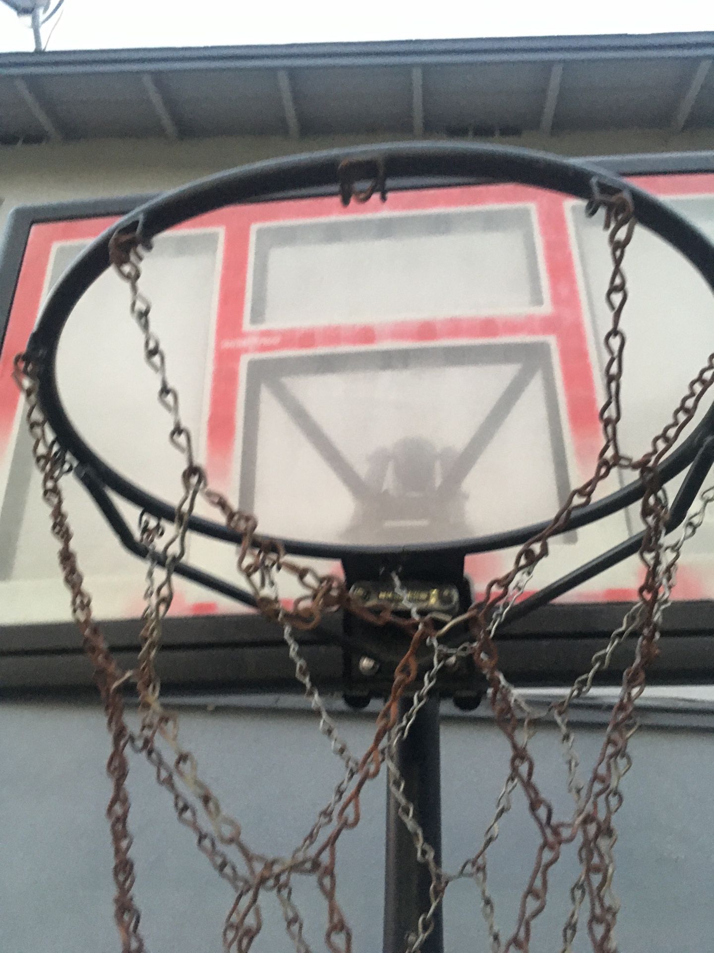 Shatterproof Lifetime Basketball hoop