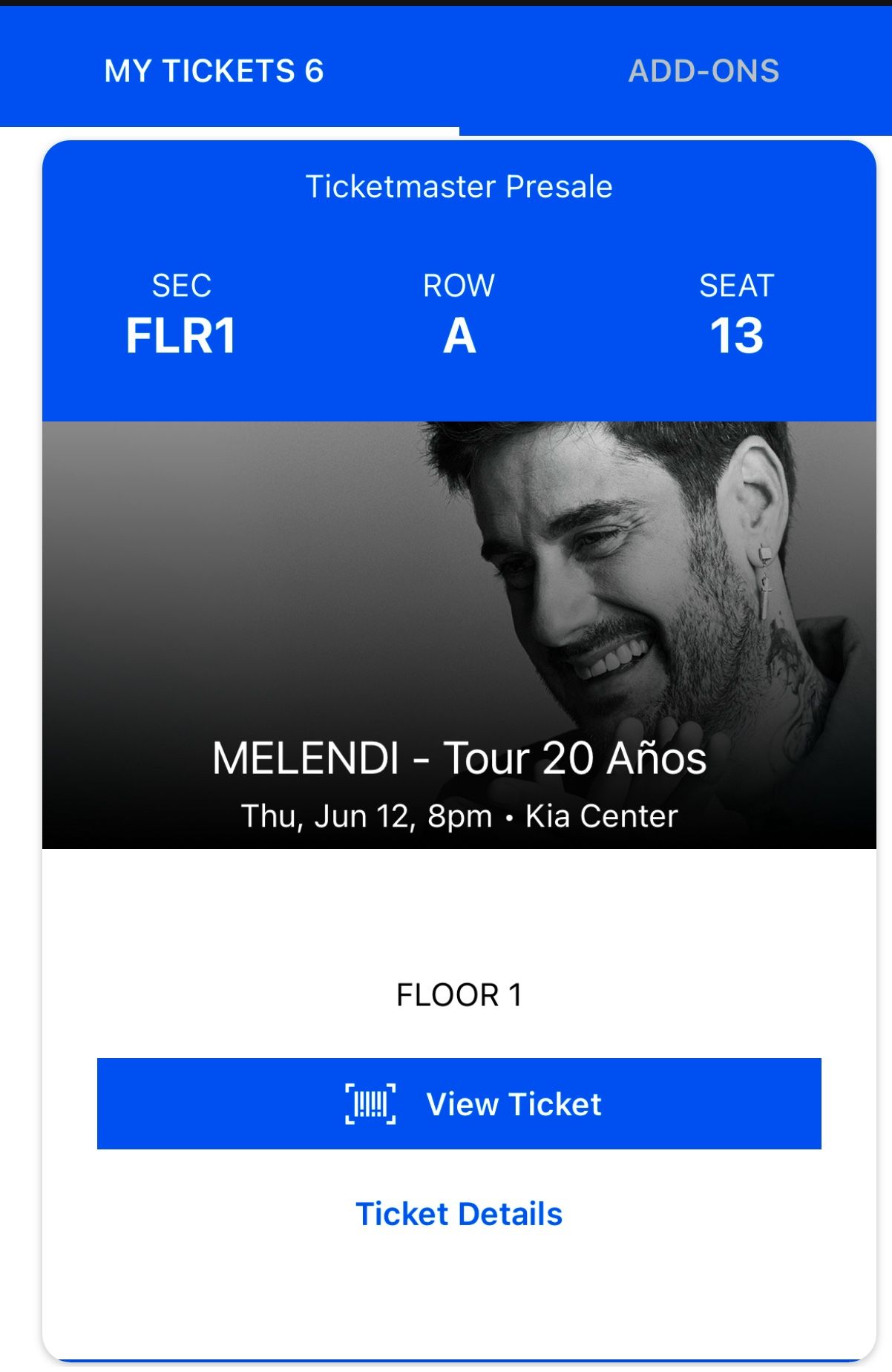 Melendi 2025 Orlando Concert