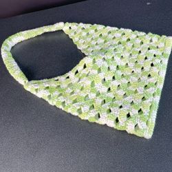 Crocheted handbag
