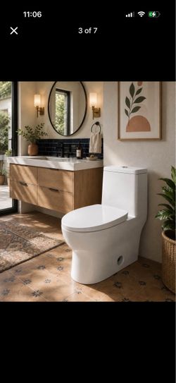 Brand New One-Piece Toilet – 1000g MaP Flush – ADA Height – Dual Flush